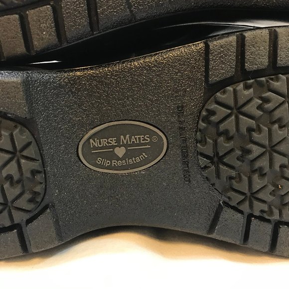 Nurse Mates Black Leather Meredith Work Shoe - Picture 10 of 10